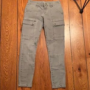 Banana Republic dusty green cargo pants